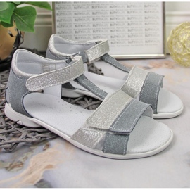 Sandale cu velcro Kornecki Jr KOR6323 argintiu ['argint'] 5