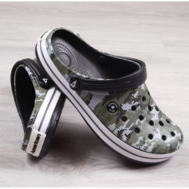 American Club Jr.AM578B papuci kaki camo verde 2