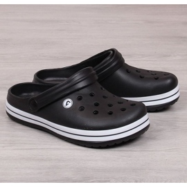 American Club W AM636A papuci de piscina negri negru 1