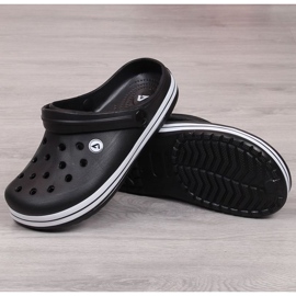 Papuci de piscina American Club M AM639A negri negru 2