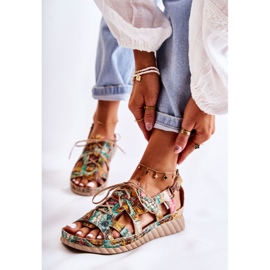 Maciejka Sandale Damă Piele Cu Velcro 05375-09 Verde 1 Maciejka Sandale Damă Piele Cu Velcro 05375-09 Verde 1