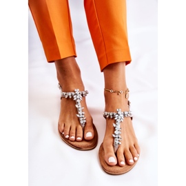 S.Barski Sandale de vară damă Silver Margery argint 1