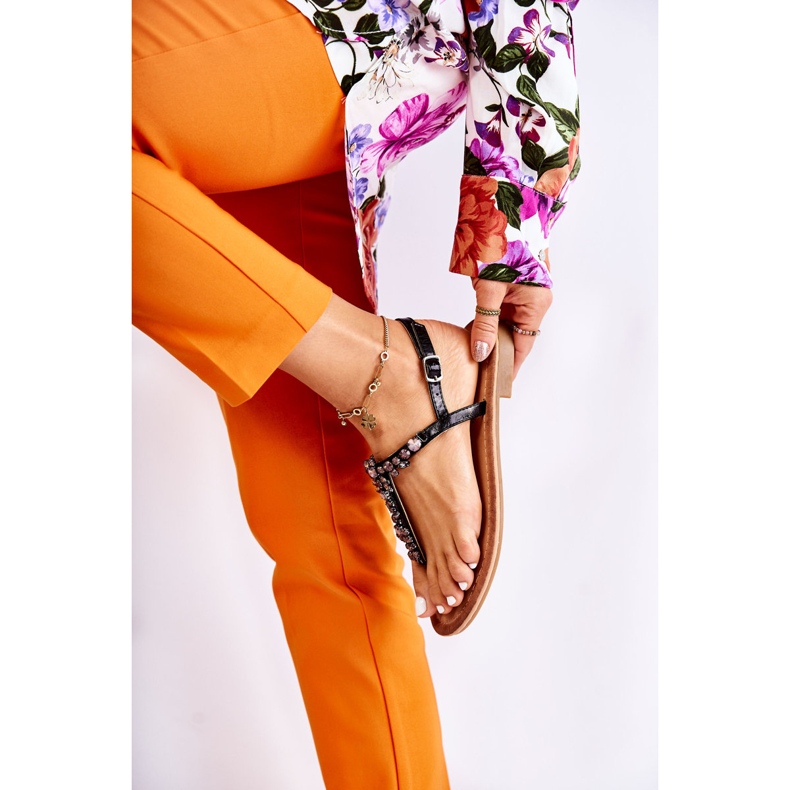 S.Barski Sandale de damă pentru vară Black Margery negru 2