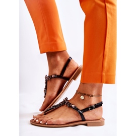 S.Barski Sandale de damă pentru vară Black Margery negru 1