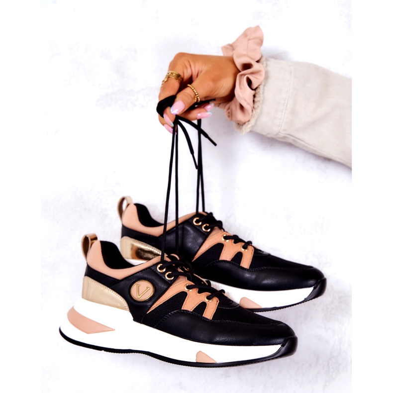 Vinceza Pantofi sport dama pantofi negri negru 4