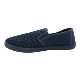 Pantofi slip-on ajurat pentru bărbați Atletico WY18922 albastru 1 Pantofi slip-on ajurat pentru bărbați Atletico WY18922 albastru 1