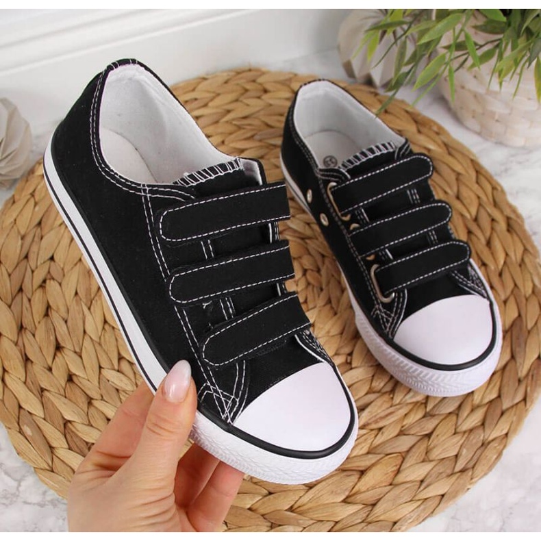 Tenisi velcro Atletico Jr ATC387B negri negru 1 Tenisi velcro Atletico Jr ATC387B negri negru 1