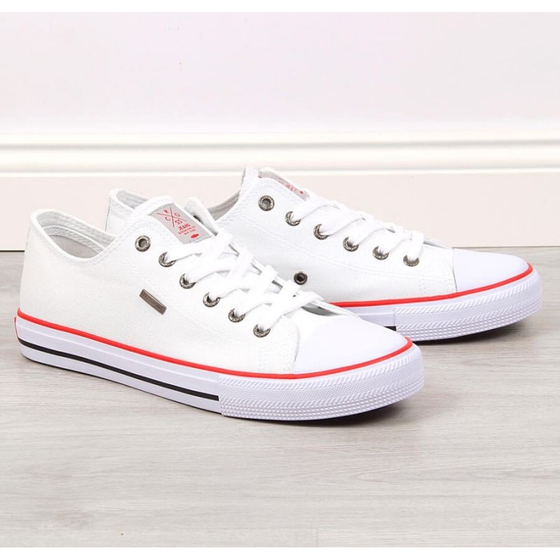 Low Cross Jeans M JJ1R4001C adidași albi 1