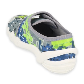 Pantofi copii Befado 273X334 gri multicolor verde 1