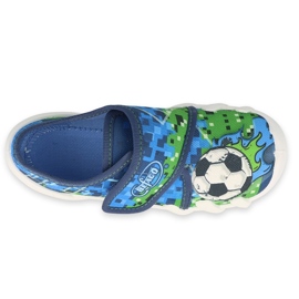 Pantofi copii Befado 273X337 albastru marin albastru multicolor verde 3