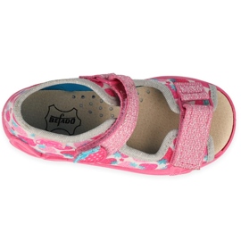 Pantofi copii Befado 342P046 albastru roz argint 3