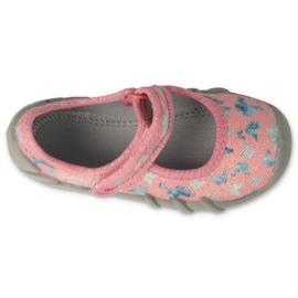 Pantofi copii Befado mm 109P252 albastru roz argint gri 3