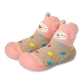 BEFADO NIECHODKI 002P019 BEIG-PINK bej 1