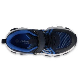 Pantofi copii Befado 516Y102 albastru marin albastru gri 3