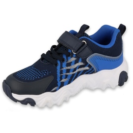 Pantofi copii Befado 516Y102 albastru marin albastru gri 1