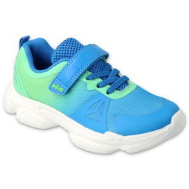 Pantofi pentru tineret colorati Befado 516Q121 albastru galben 1