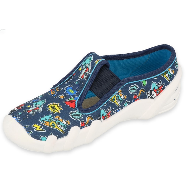 Pantofi copii Befado 290X233 albastru marin multicolor 1