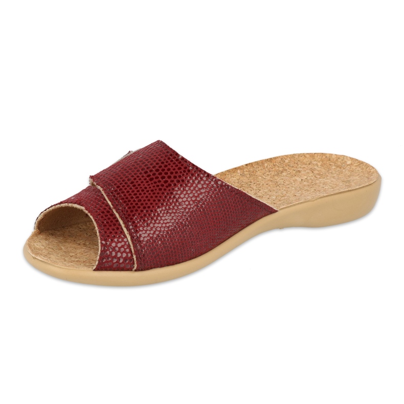 Pantofi dama Befado pu 265D021 maro roșu 1