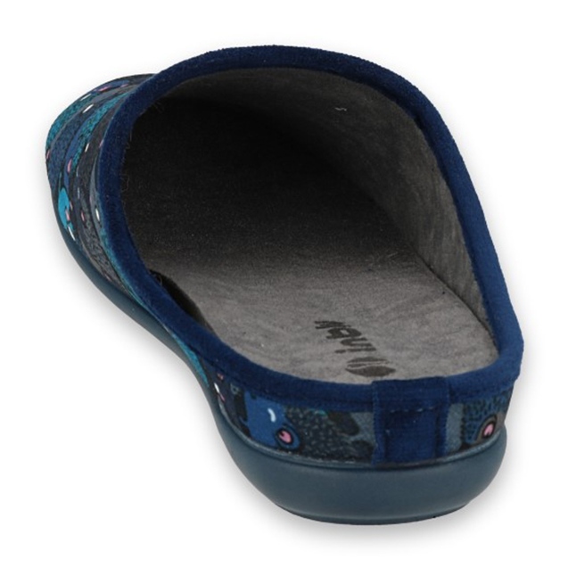 Pantofi de damă Befado 155D204 albastru marin albastru gri 2