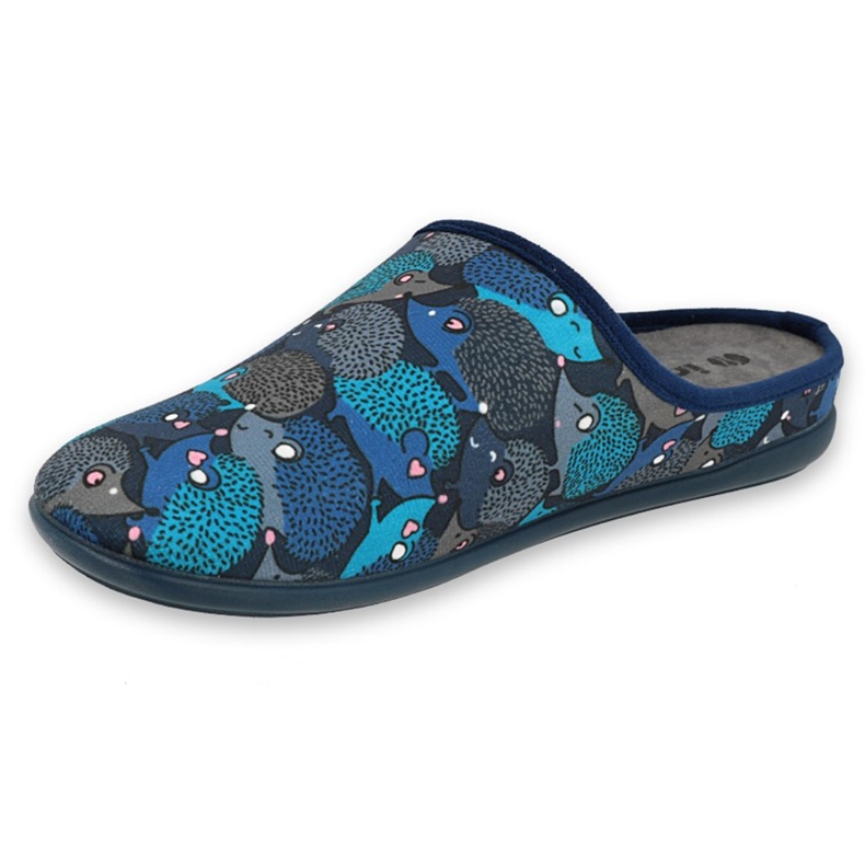 Pantofi de damă Befado 155D204 albastru marin albastru gri 1