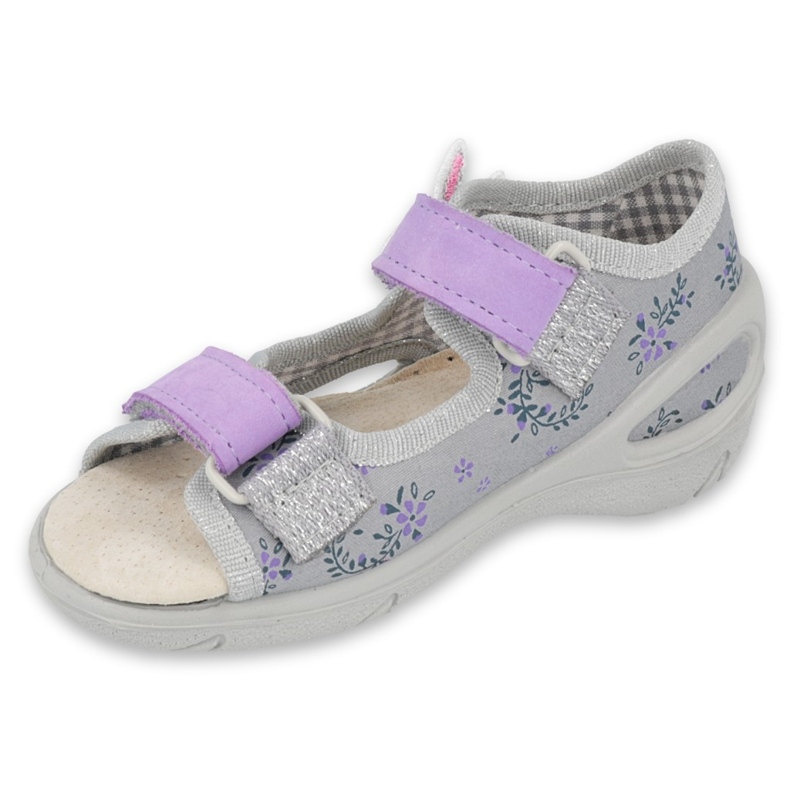 Pantofi pentru copii Befado pu 065P150 violet gri 1