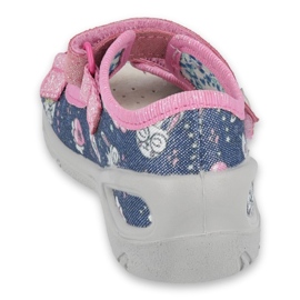 Pantofi pentru copii Befado pu 065P151 albastru marin roz 2