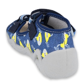 Pantofi pentru copii Befado galbeni 350P020 albastru 2