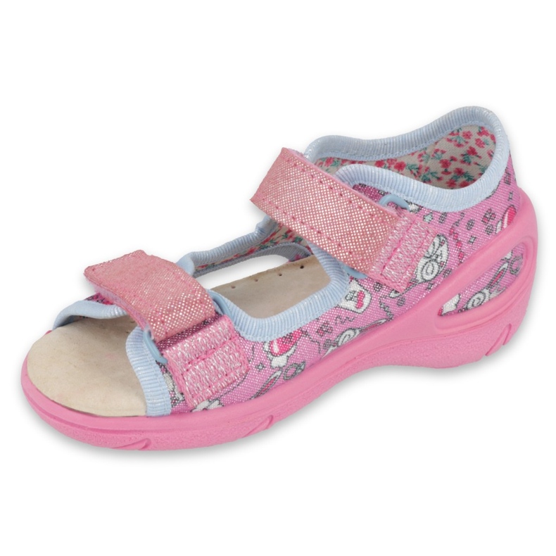 Pantofi pentru copii Befado pu 065P147 roz multicolor 2