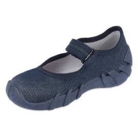 Încălțăminte bleumarin rapid pentru copii Befado 109P226 albastru marin argint 1
