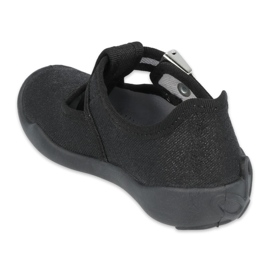 Pantofi pentru copii Befado blanka negru 115X006 argint 2