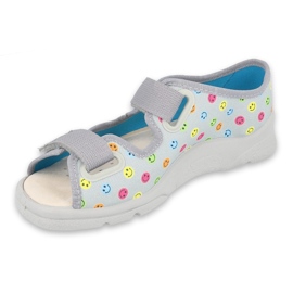 Încălțăminte pentru copii Befado 869Y153 roz gri multicolor 1