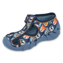Încălțăminte pentru copii Befado 190P101 albastru marin albastru multicolor verde 1
