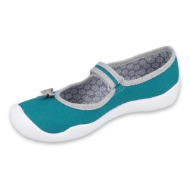 Încălțăminte pentru copii Befado 114Y434 gri verde 1