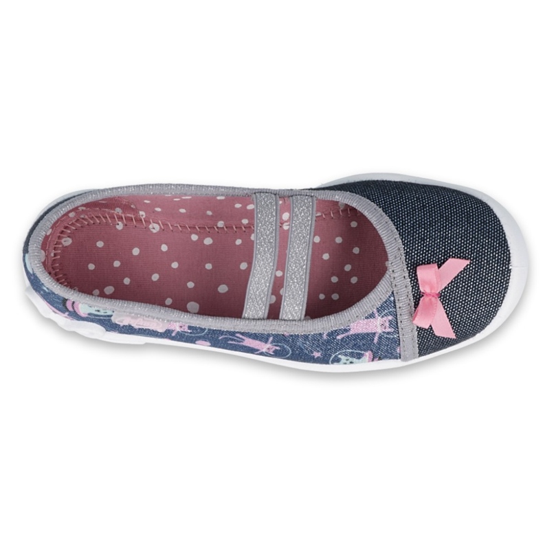 Încălțăminte pentru copii Befado 116X281 albastru marin argint gri 1