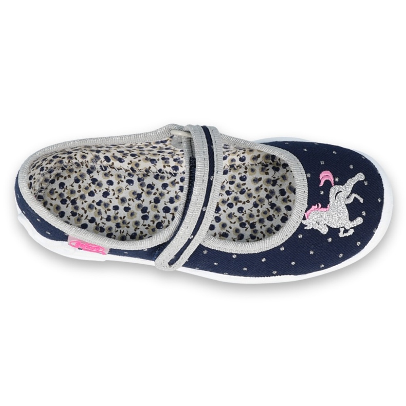 Încălțăminte pentru copii Befado 114X414 albastru marin argint gri 1