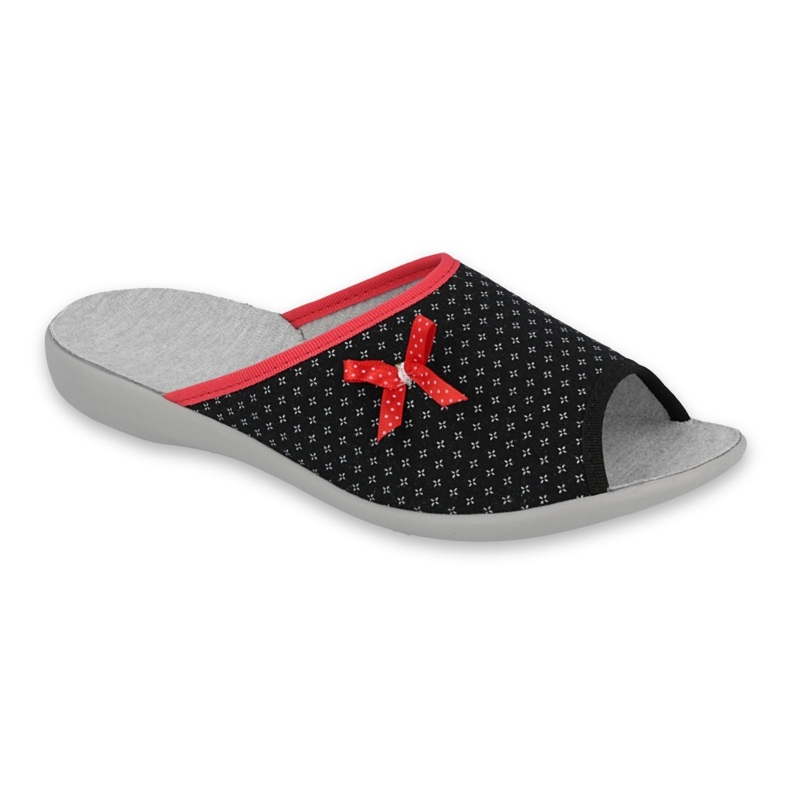 Pantofi de damă Befado pu 254D109 negru roșu 1