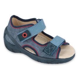 Pantofi pentru copii Befado pu 065P146 albastru marin albastru 1