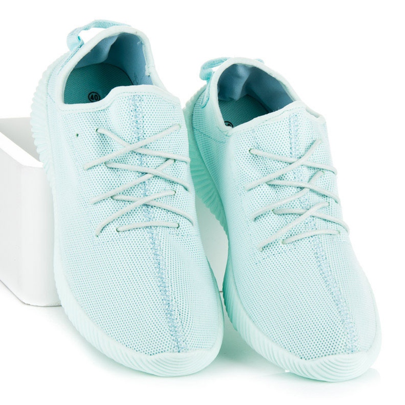 Vices Încălțăminte textilă cu șireturi albastru 2