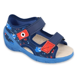 Pantofi pentru copii Befado pu 065P129 albastru marin albastru 1