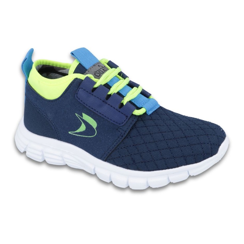 Pantofi pentru copii Befado până la 23 cm 516Y036 albastru verde albastru marin 1