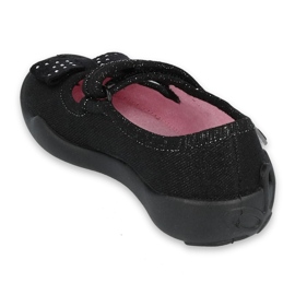 Befado Children’s Ballerinas 114x240 cu un arc în paiete negru 2 Befado Children’s Ballerinas 114x240 cu un arc în paiete negru 2