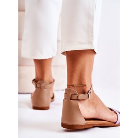 Sandale de damă la modă Maciejka L4953-04 Multicolor bej 4