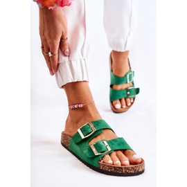 FB1 Slip-on de damă, verde, Misandei 1 FB1 Slip-on de damă, verde, Misandei 1