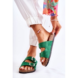 FB1 Slip-on de damă, verde, Misandei 2 FB1 Slip-on de damă, verde, Misandei 2