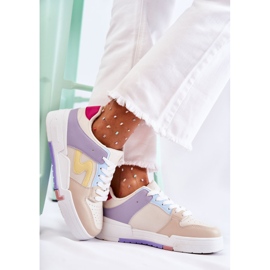 PS1 Pantofi sport dama Bej Francis multicolor 1