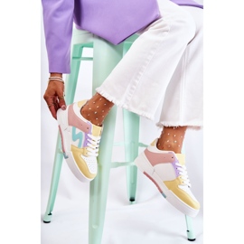 PS1 Pantofi sport de dama, alb si galben Francis multicolor 1 PS1 Pantofi sport de dama, alb si galben Francis multicolor 1