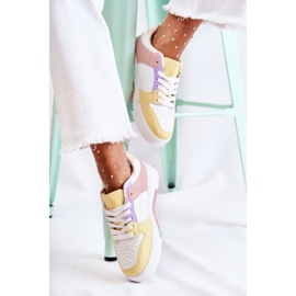 PS1 Pantofi sport de dama, alb si galben Francis multicolor 2 PS1 Pantofi sport de dama, alb si galben Francis multicolor 2