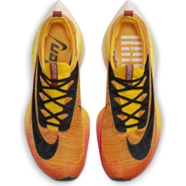 Pantof de alergare Nike Air Zoom Alphafly Next% Flyknit M DO2407-728 negru portocale galben 1