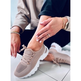 Tenisi Thorne Khaki cu șosete bej 1