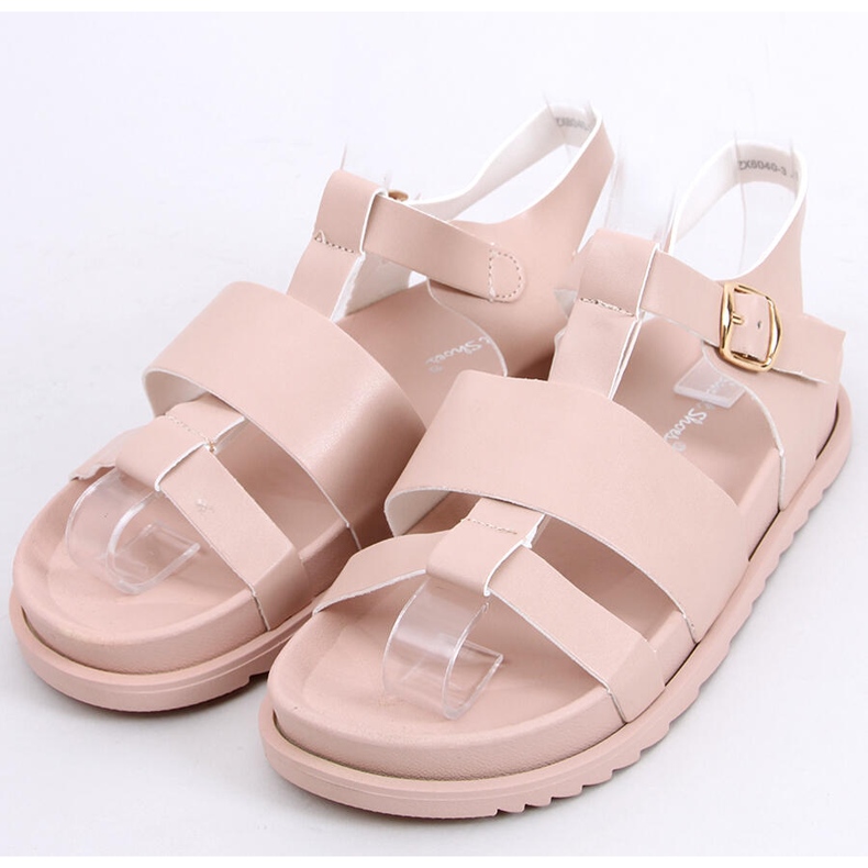 Sandale de dama Patsy Nude bej roz 1